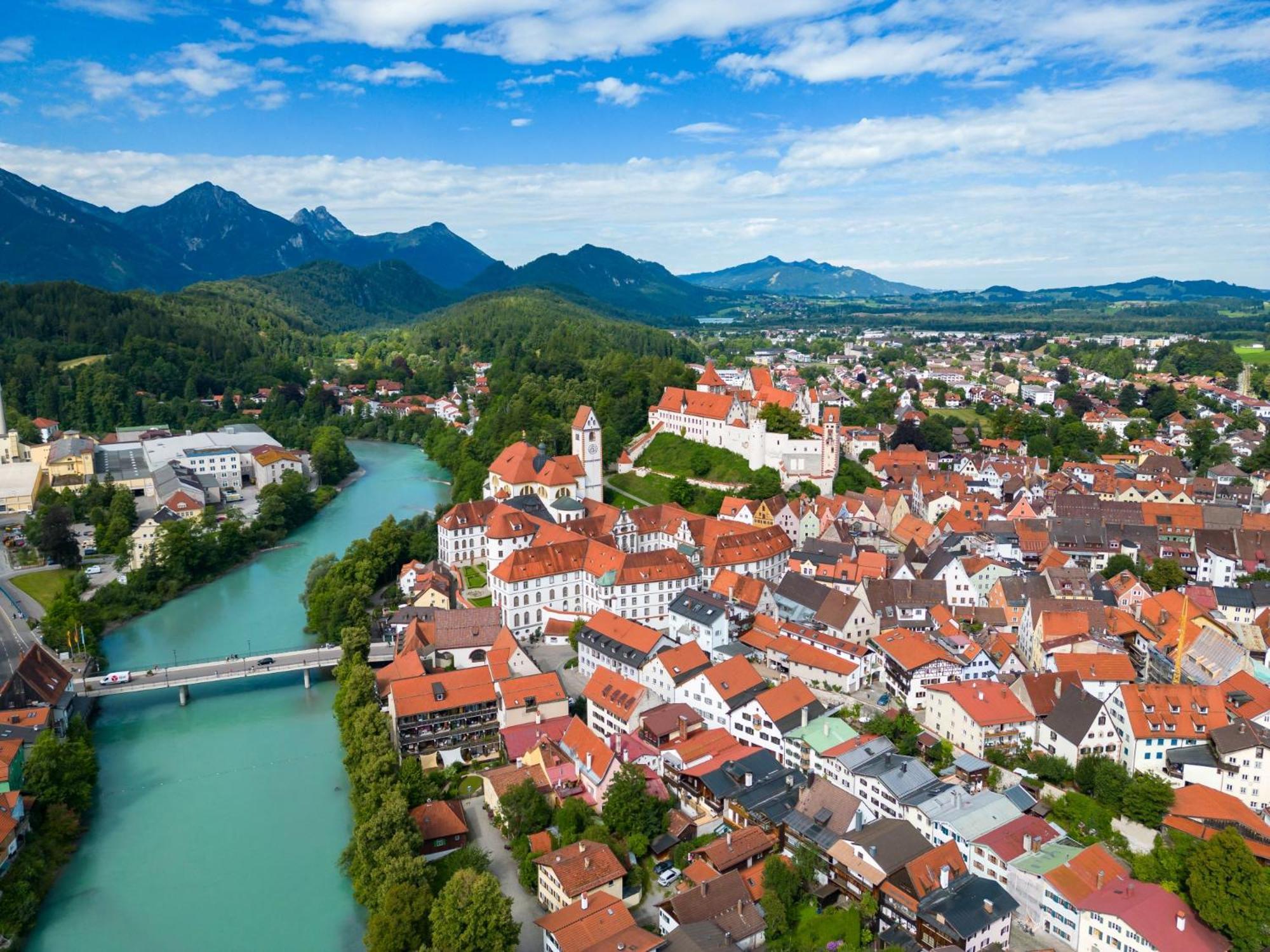 Ferienwohnung Hohenstaufen 福森 外观 照片